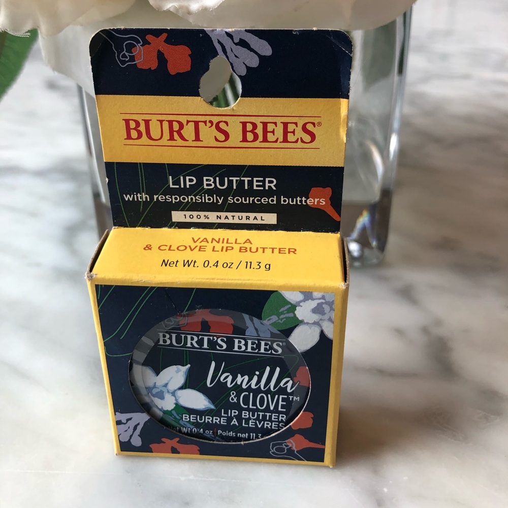 Burts Bees Lip Butter Vanilla & Clove NIB